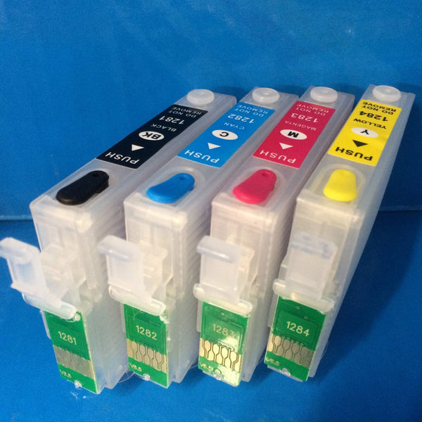 T1281-4 PRINT HEAD CLEANING CARTRIDGES FOR EPSON STYLUS S22 SX125 SX235W ETC. Non OEM
